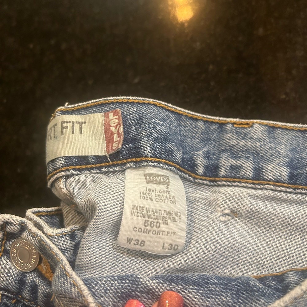 Men’s Comfort fit Levi Jeans 38x30. EUC Vintage - Picture 8 of 11